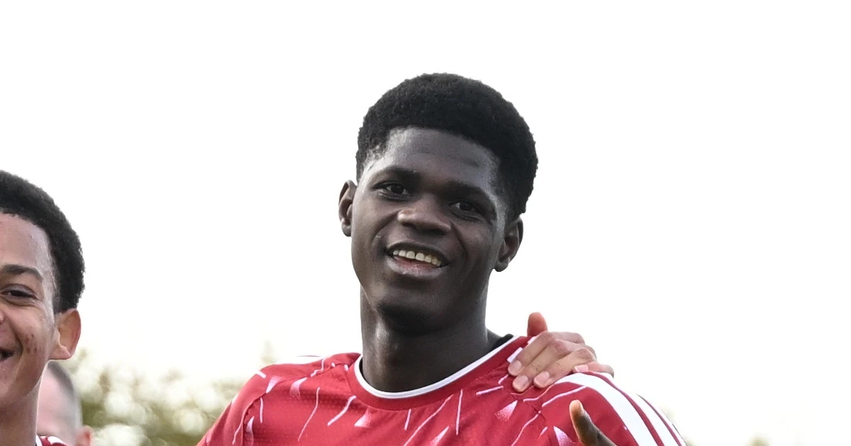 Mor Talla Ndiaye in the image from Liverpool U21s against Reading.