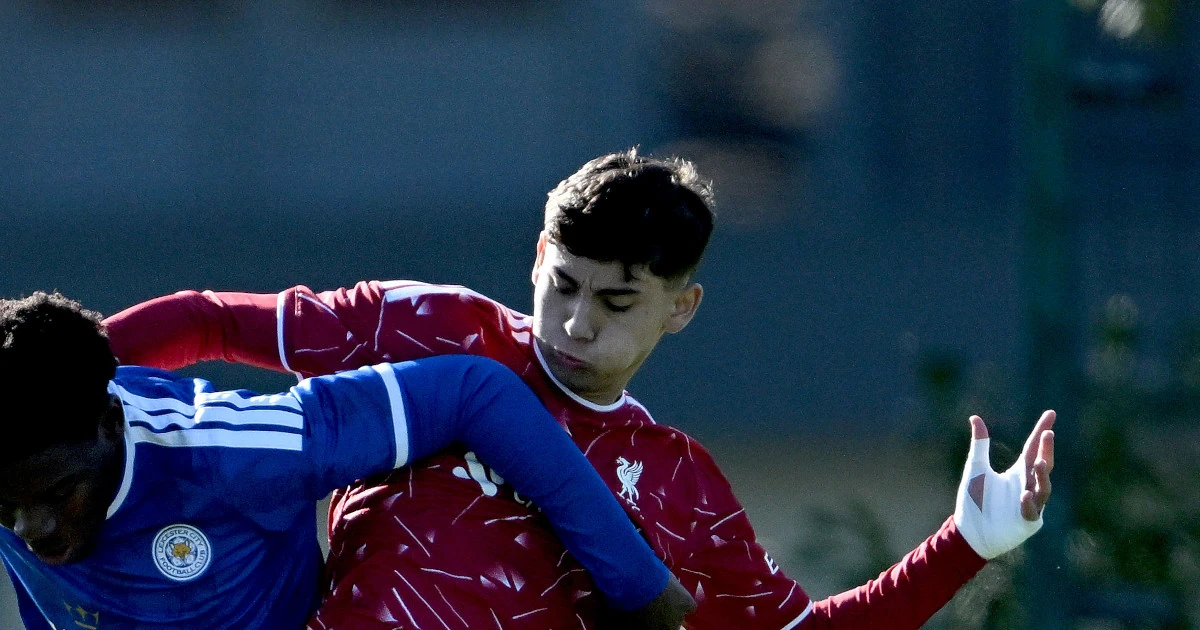 Liverpool U18 đối đầu Leicester U18.