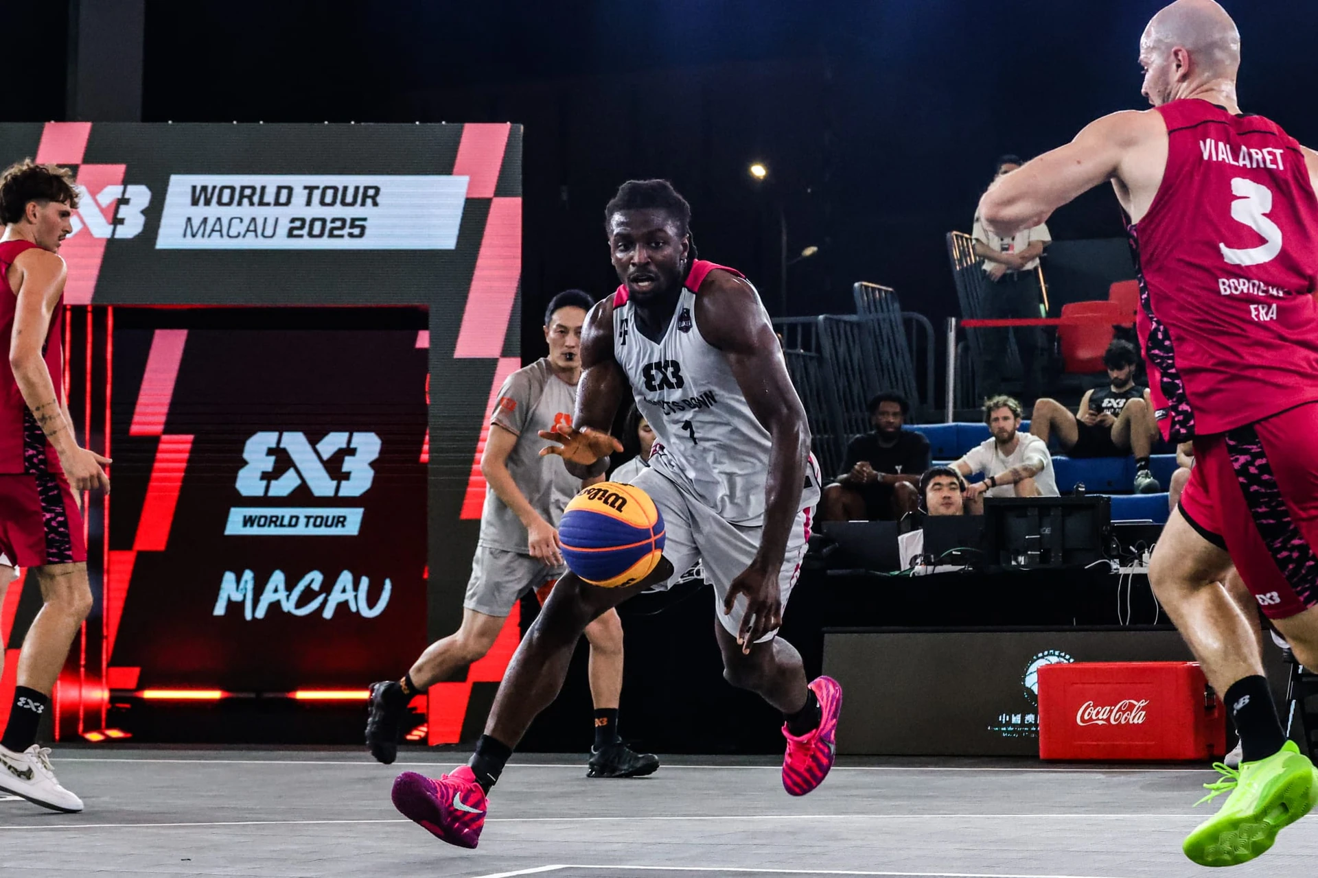 Một trận 3x3 tại World Tour Macau 2025; ảnh tư liệu FIBA.