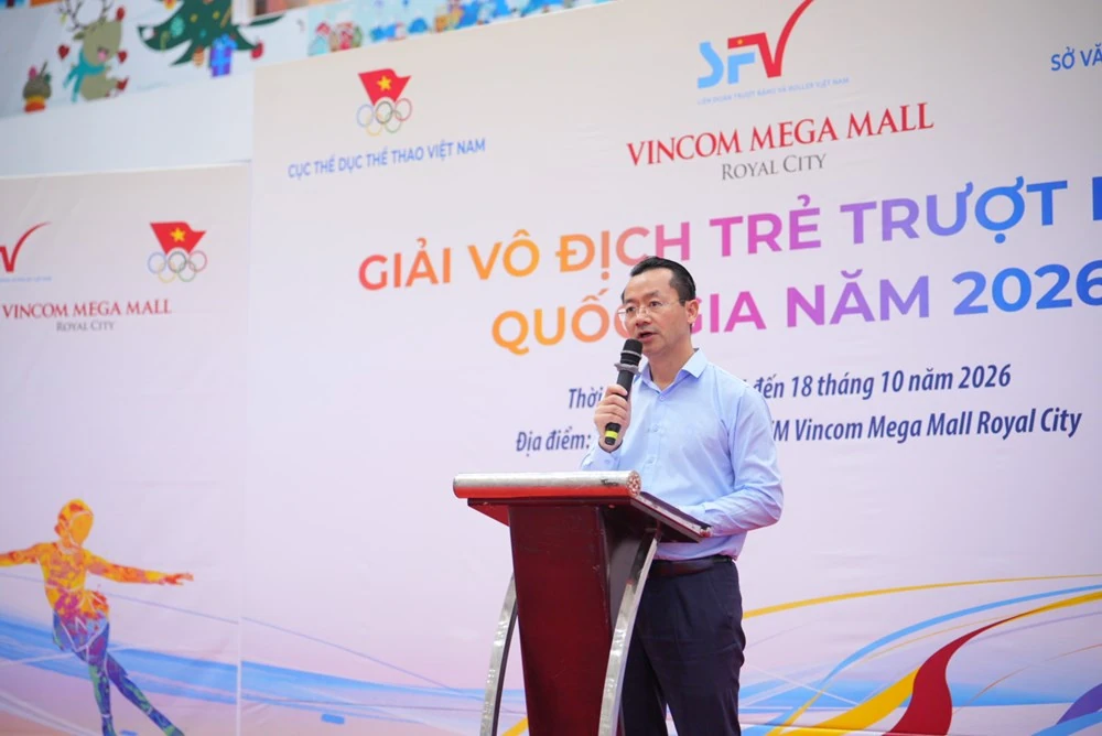 Phát biểu tại lễ khai mạc Giải vô địch trẻ Trượt băng quốc gia 2026.