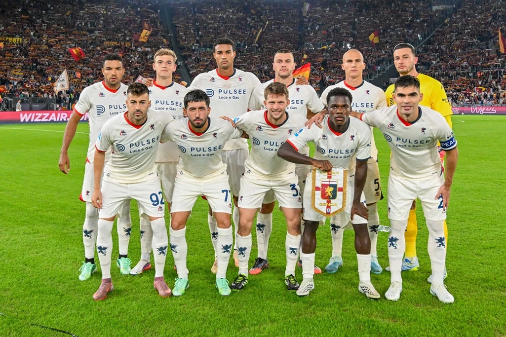 Đội hình xuất phát Genoa trước trận gặp Roma ngày 17/10/2026. Ảnh: Genoa CFC.