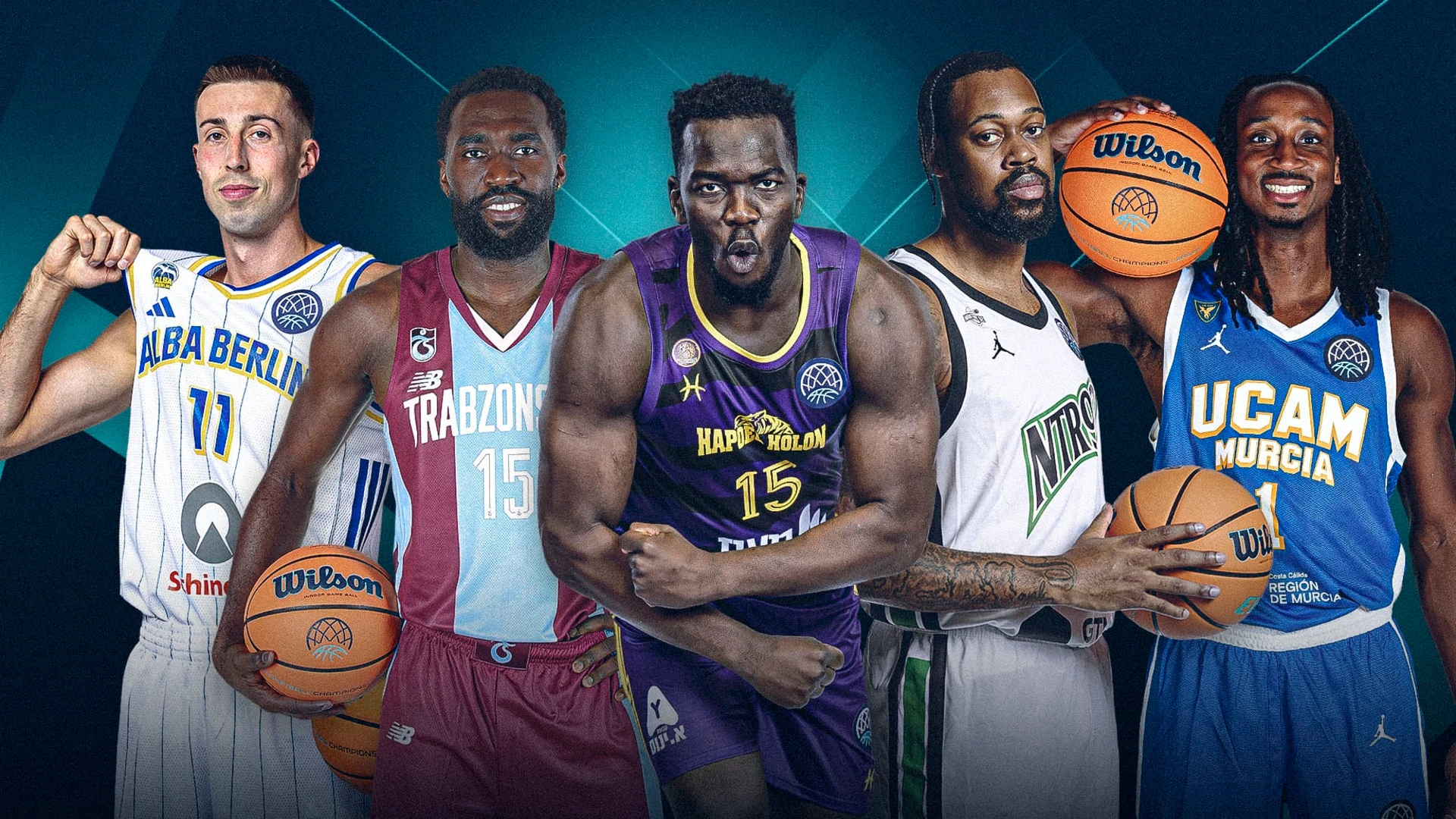 Đội hình tiêu biểu tuần 2 Basketball Champions League do nguồn công bố.