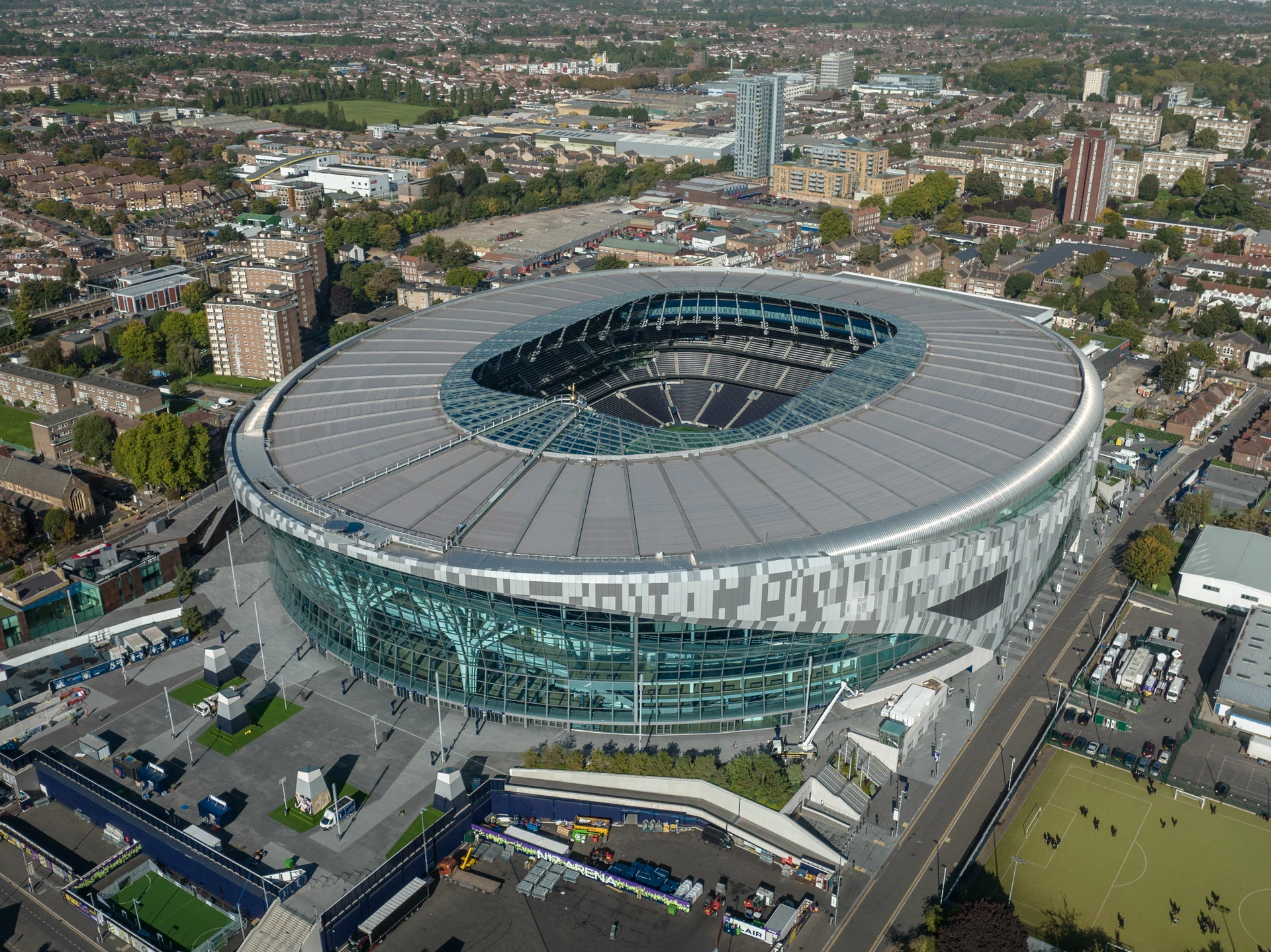 Sân Tottenham Hotspur trong ảnh tư liệu năm 2022.