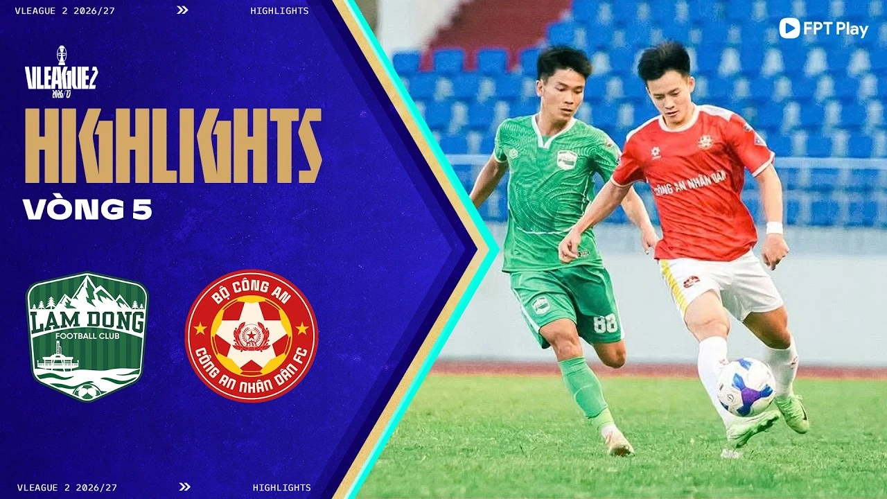 Lâm Đồng 1–2 Công an Nhân dân: official highlights
