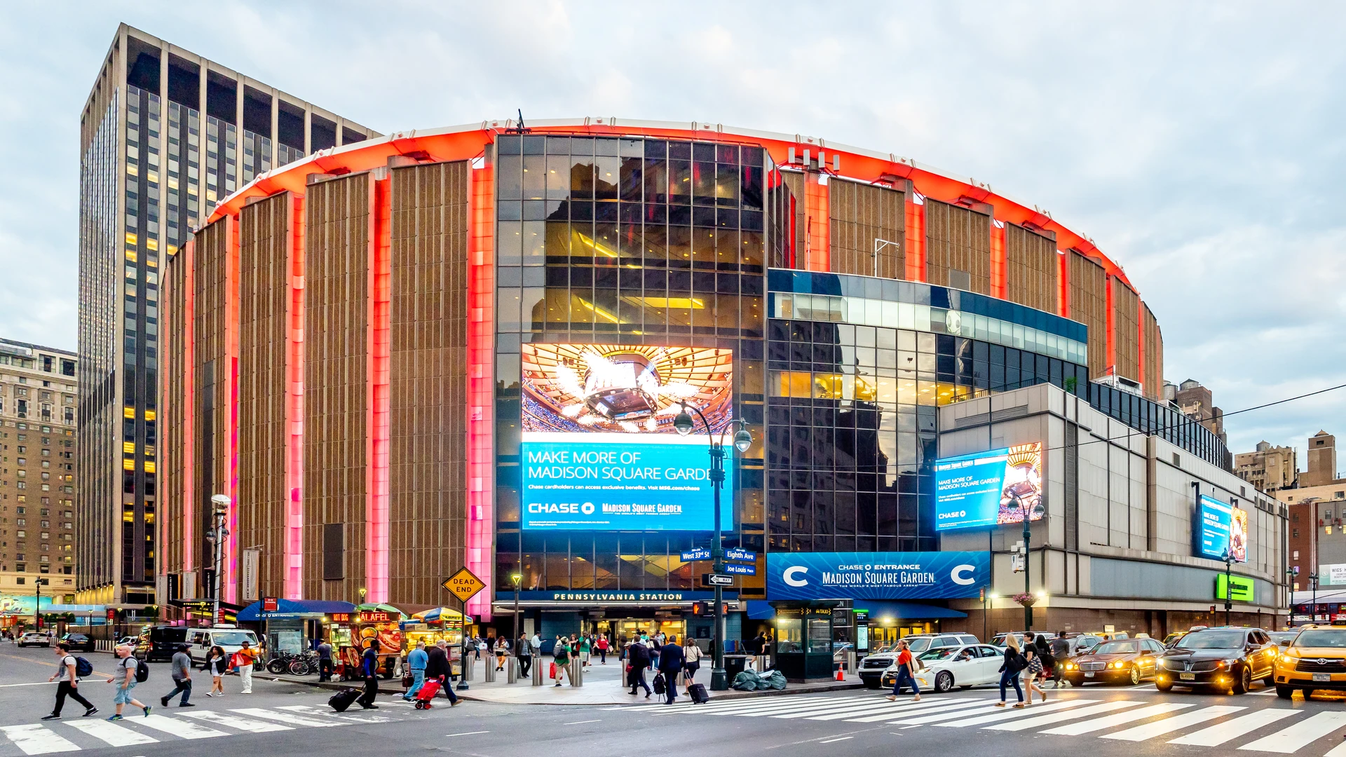 Ảnh tư liệu: Bên ngoài Madison Square Garden ở New York ngày 24/6/2019.