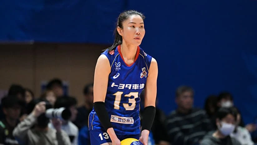 Nootsara Tomkom trong màu áo Aichi; ảnh tư liệu trước trận mở màn SV.League dự kiến tại Bangkok.