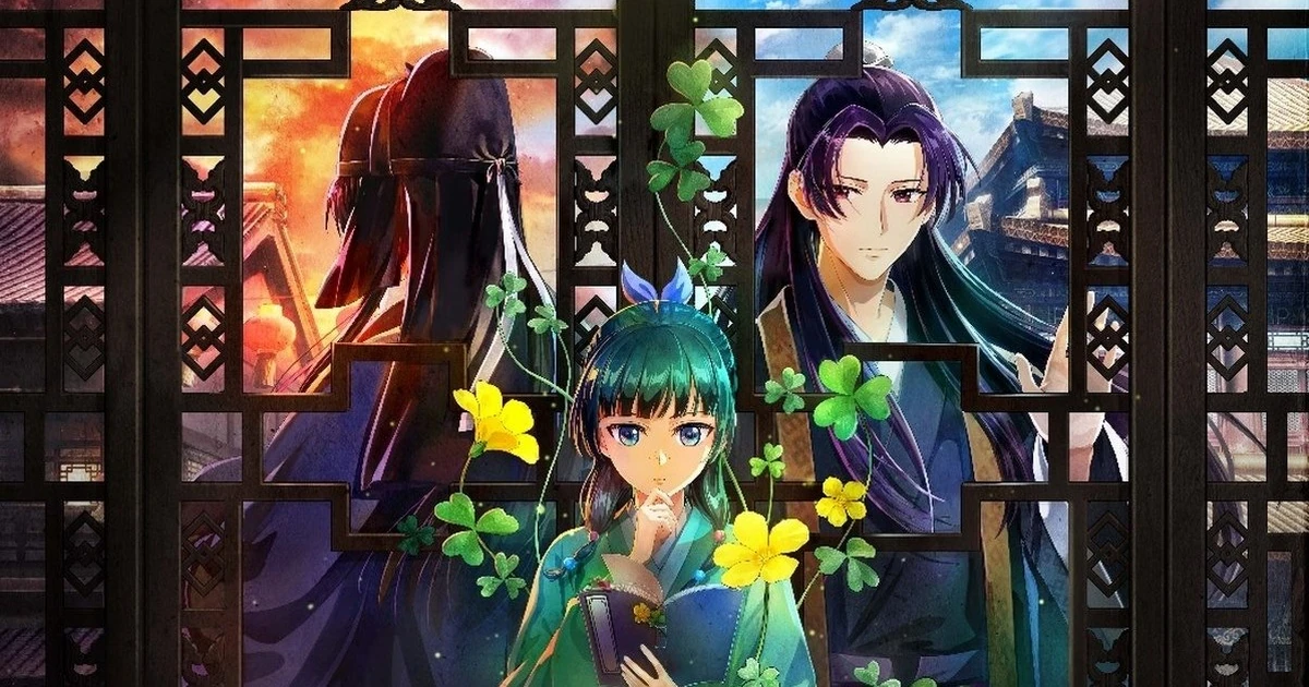 Artwork of Maomao and Jinshi in the article about The Apothecary Diaries game.