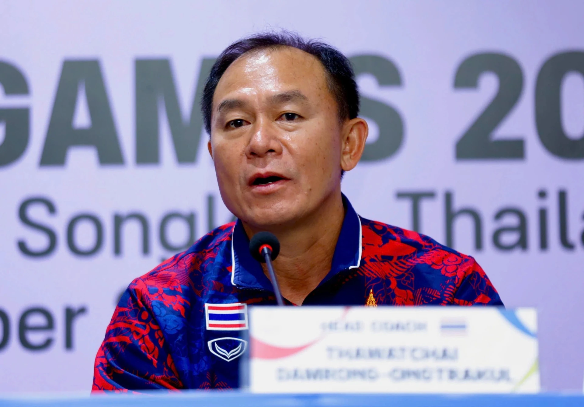 Thailand U23 coach Thawatchai Damrong-Ongtrakul in a file photograph.