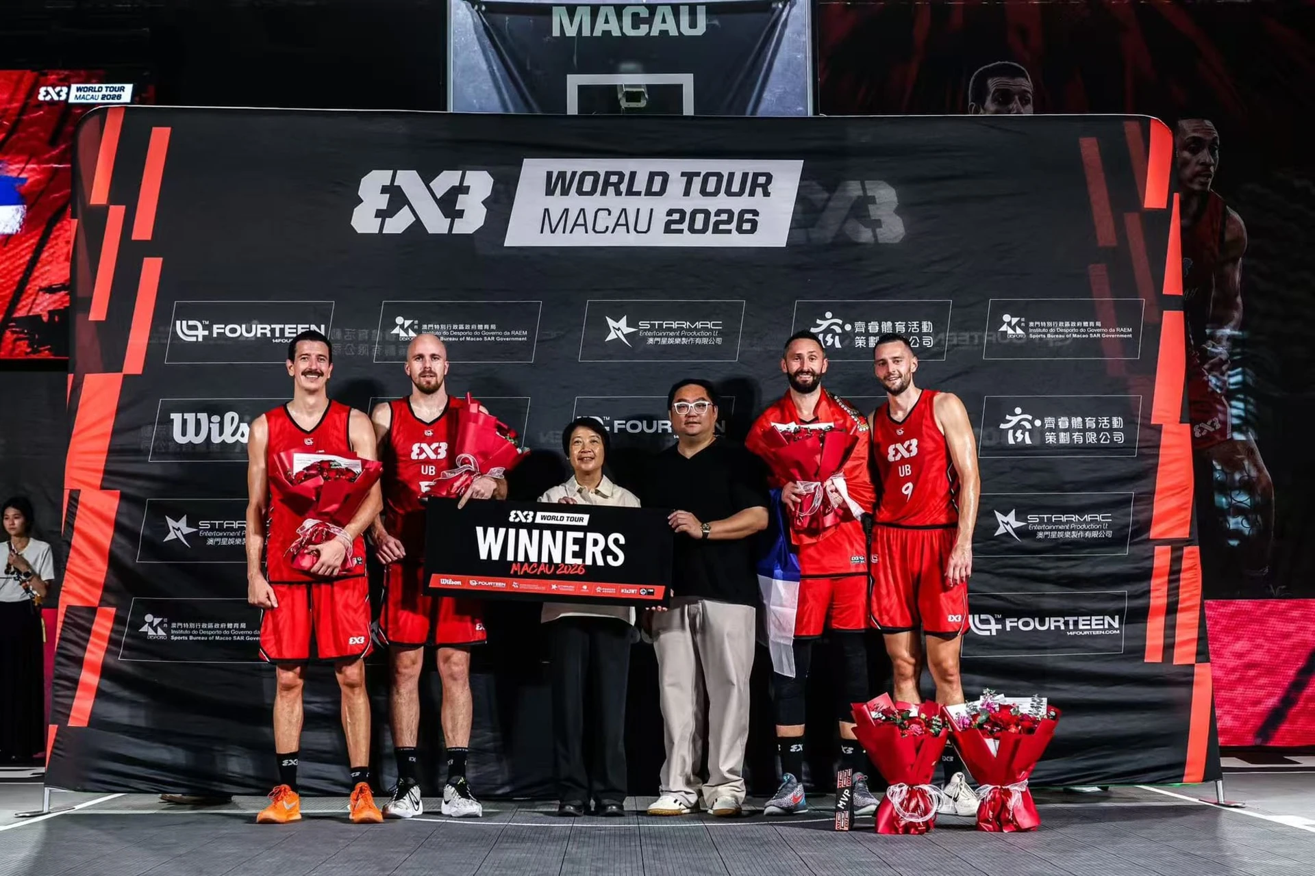 Ub nhận danh hiệu vô địch World Tour Macau 2026.