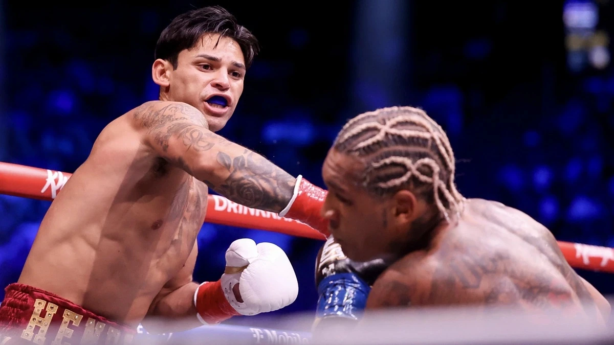 Ryan Garcia và Conor Benn thi đấu tại Las Vegas.