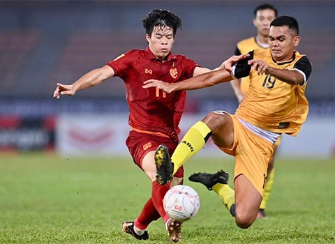 Thái Lan và Brunei trong một lần đối đầu trước đây.
