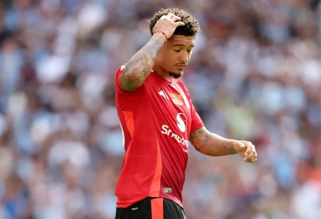 Jadon Sancho trong ảnh tư liệu.