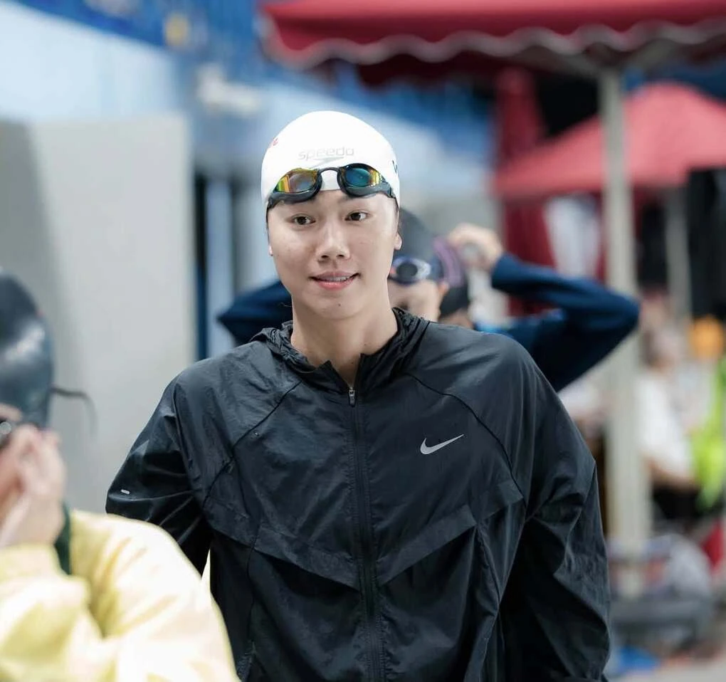 Nguyen Thi Anh Vien at the swimming and diving competition in Ho Chi Minh City on October 2, 2026.