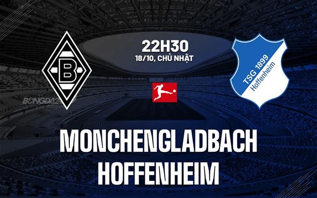 Đồ họa giới thiệu trận Monchengladbach gặp Hoffenheim.