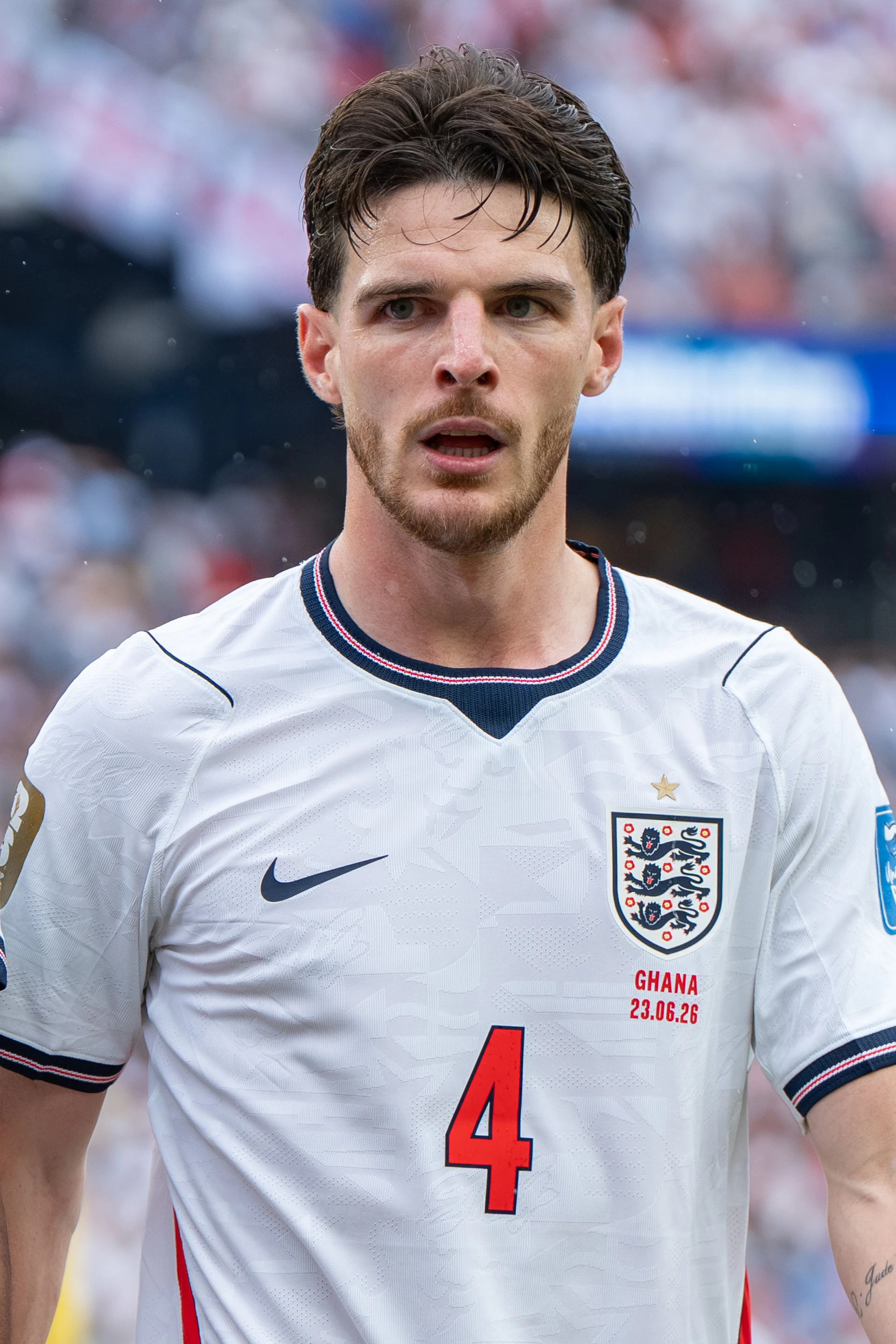 Declan Rice thi đấu cho Anh tháng 6-2026, ảnh tư liệu.