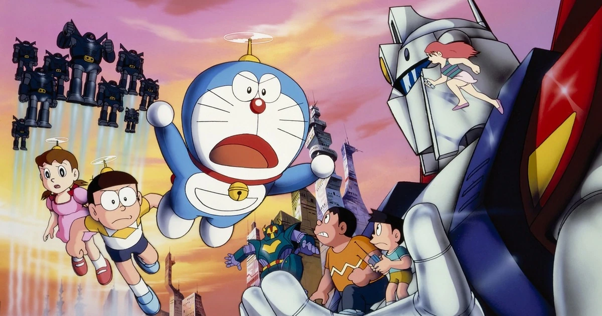 Characters from Doraemon: Nobita and the Steel Troops.