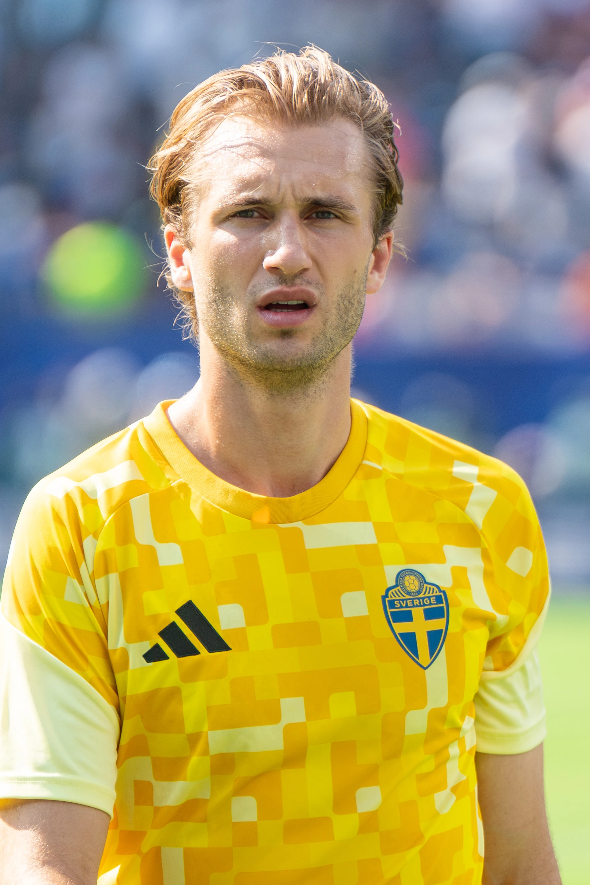 Ảnh tư liệu: Benjamin Nygren trong trận Pháp–Thụy Điển tại World Cup ngày 30/6/2026.