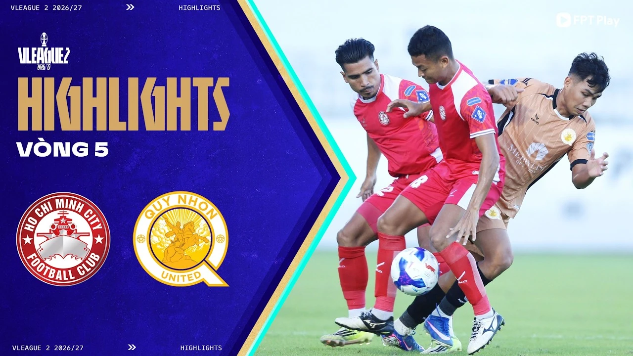 TP. Hồ Chí Minh 2–1 Quy Nhơn United: official highlights