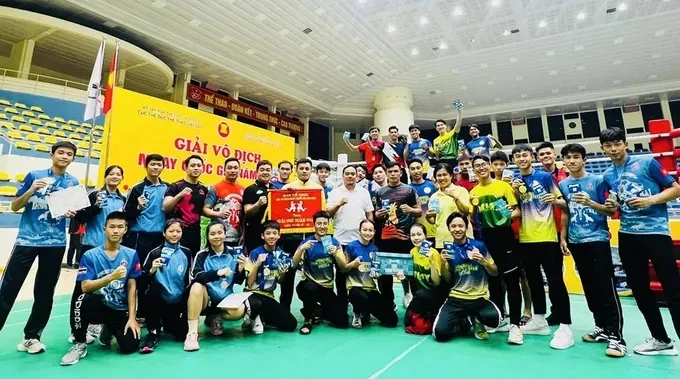 Đội muay TP HCM trong ảnh tư liệu của MuayVN.