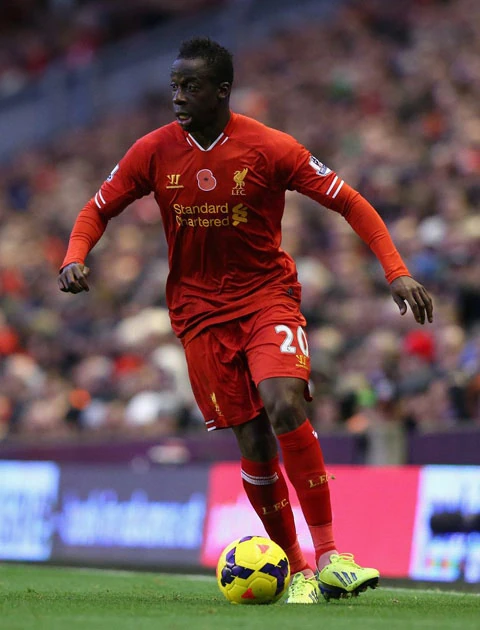 Aly Cissokho trong màu áo Liverpool. Ảnh tư liệu.