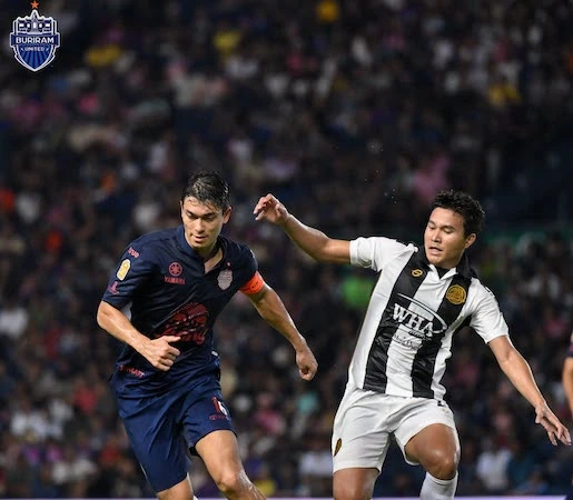 Buriram United face Rayong in the club-supplied image published by AFF.