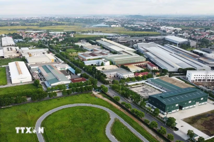 Bình Xuyên industrial park in Phú Thọ in an illustrative image.