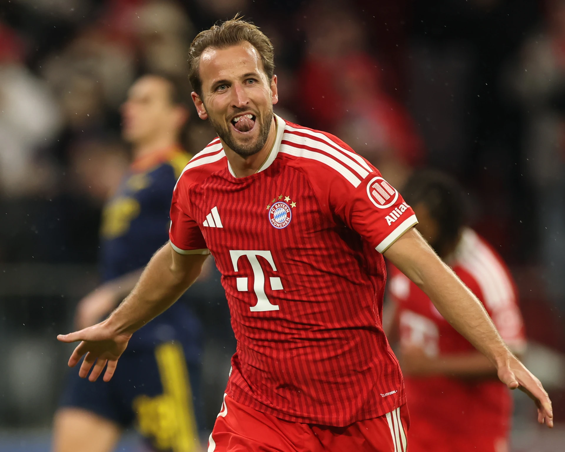 Harry Kane của Bayern Munich trong trận gặp Arsenal ở Champions League.