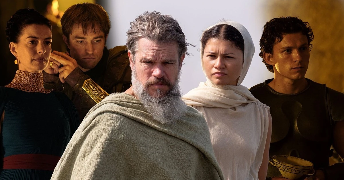 Ảnh ghép các nhân vật trong The Odyssey.