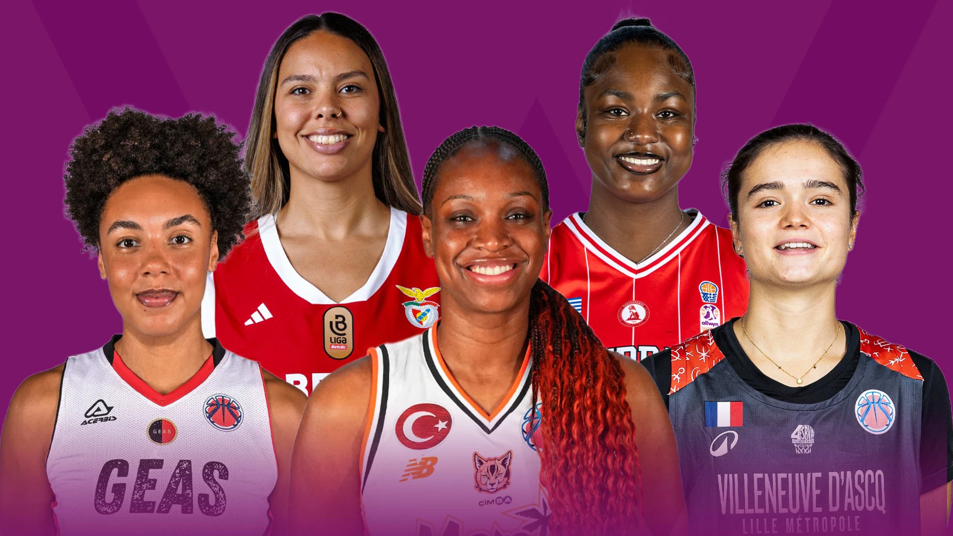 Đồ họa các ứng viên nổi bật ở lượt trận đầu EuroCup Women.