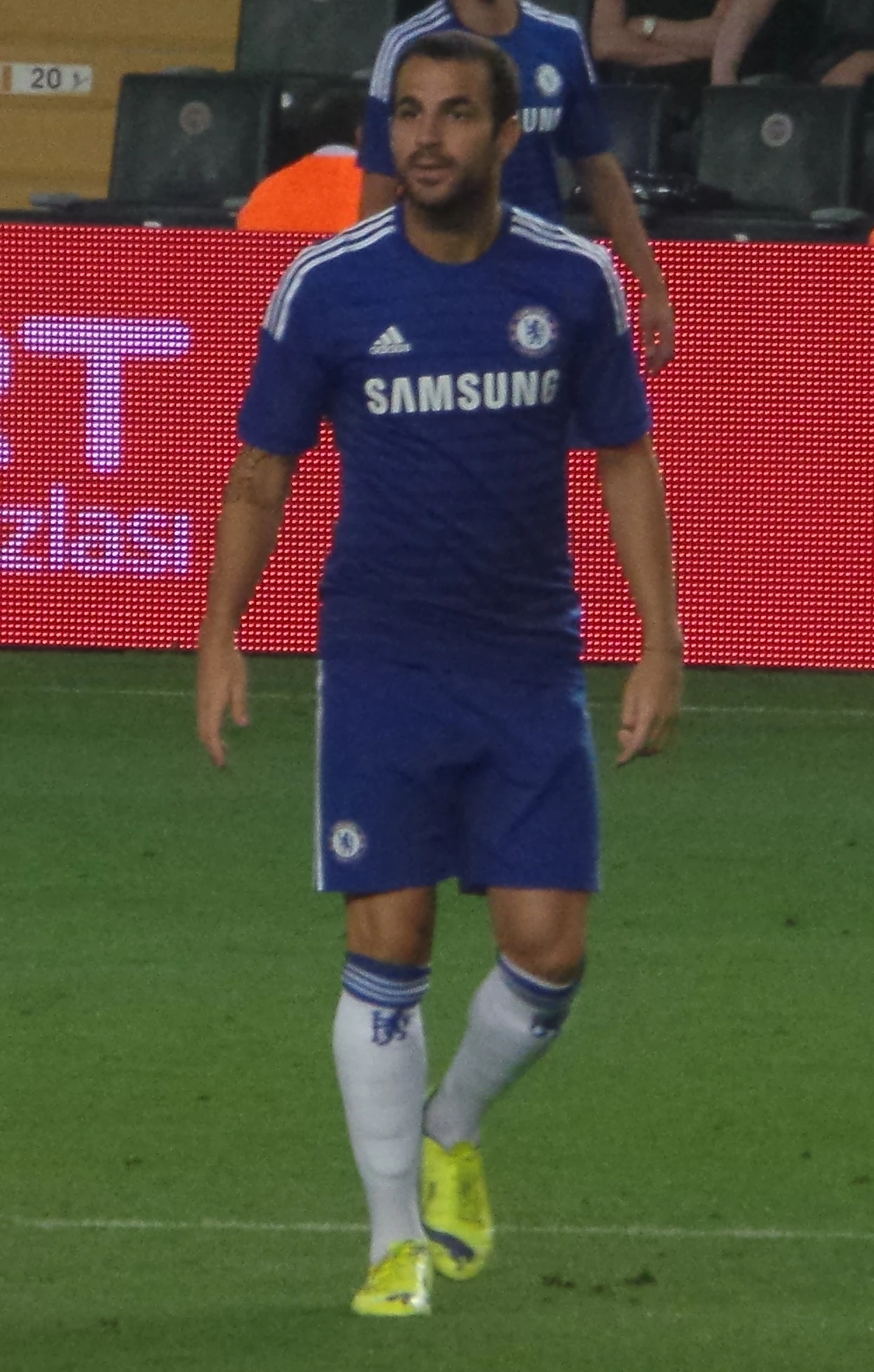 Cesc Fàbregas trong màu áo Chelsea ngày 8/8/2014; ảnh tư liệu, không phải cuộc phỏng vấn Como năm 2026.