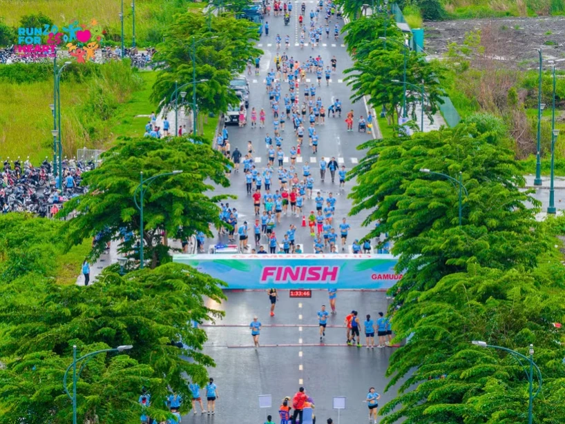 A file photograph of Run for the Heart 2025 used by VTV for its report on the 2026 event. Photo: VTV; photographer not stated.