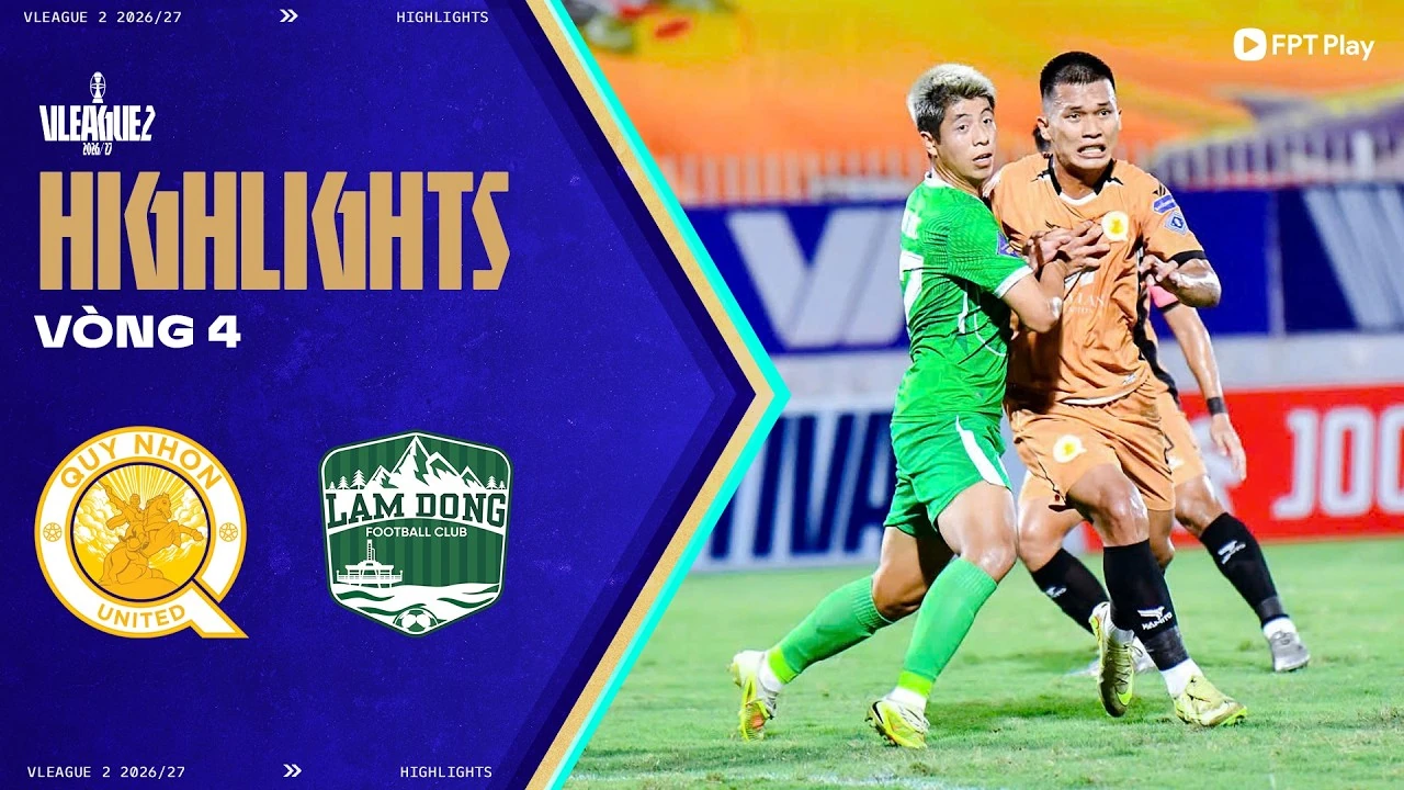 Quy Nhơn United 4–0 Lâm Đồng: official highlights