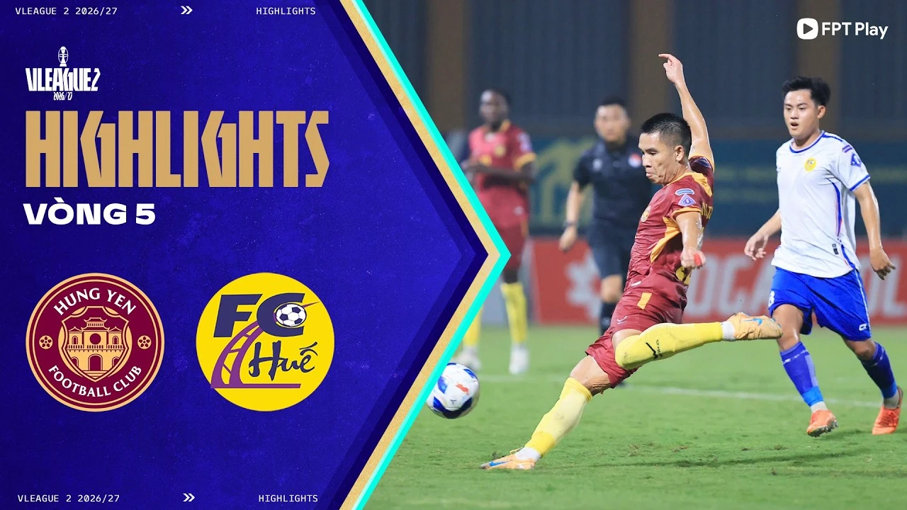 Hưng Yên 4–1 Huế: official highlights