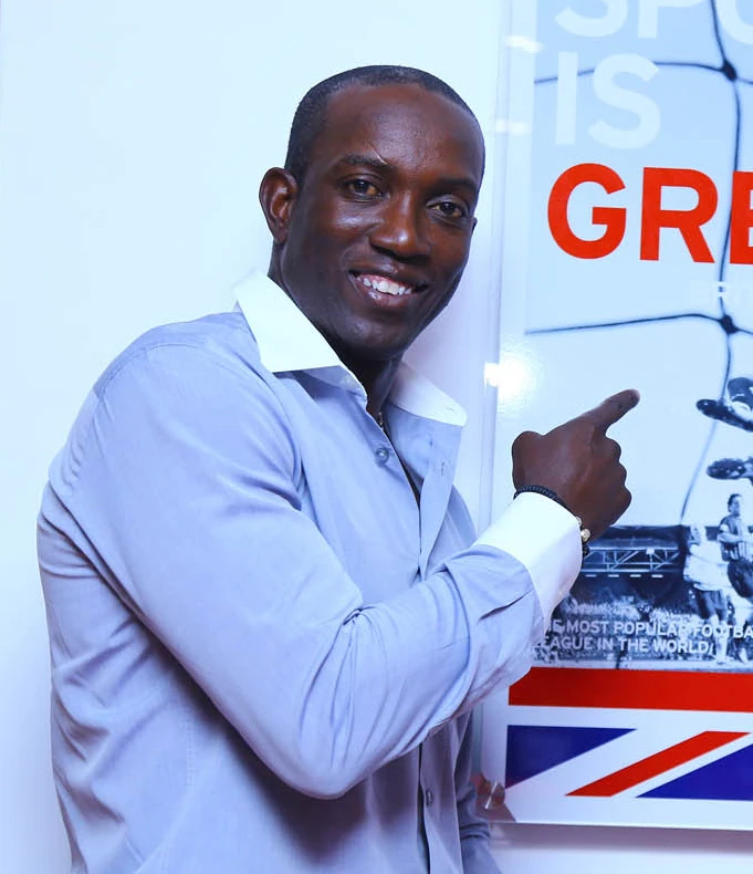 Dwight Yorke tại Chennai năm 2012, ảnh tư liệu.