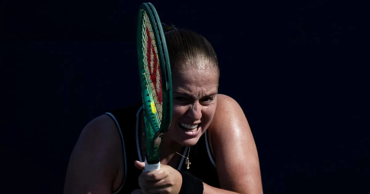 Jelena Ostapenko trong ảnh được SGGP sử dụng.