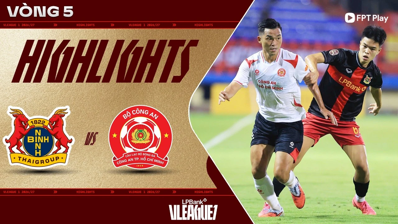 Ninh Bình 0–1 Công an TP.HCM: official highlights