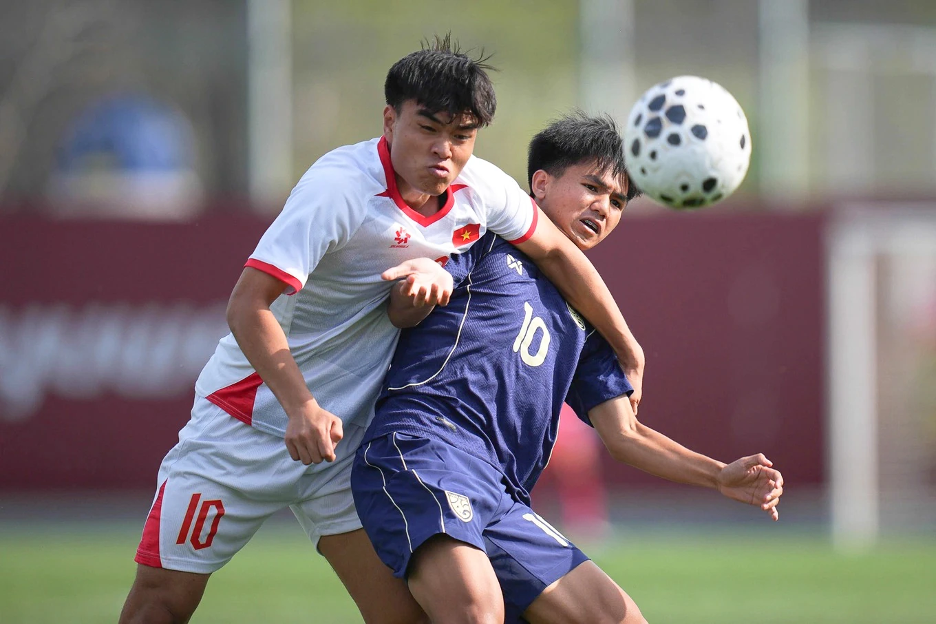 U23 Việt Nam và U23 Thái Lan trong lần gặp tại CFA Team China 2026.