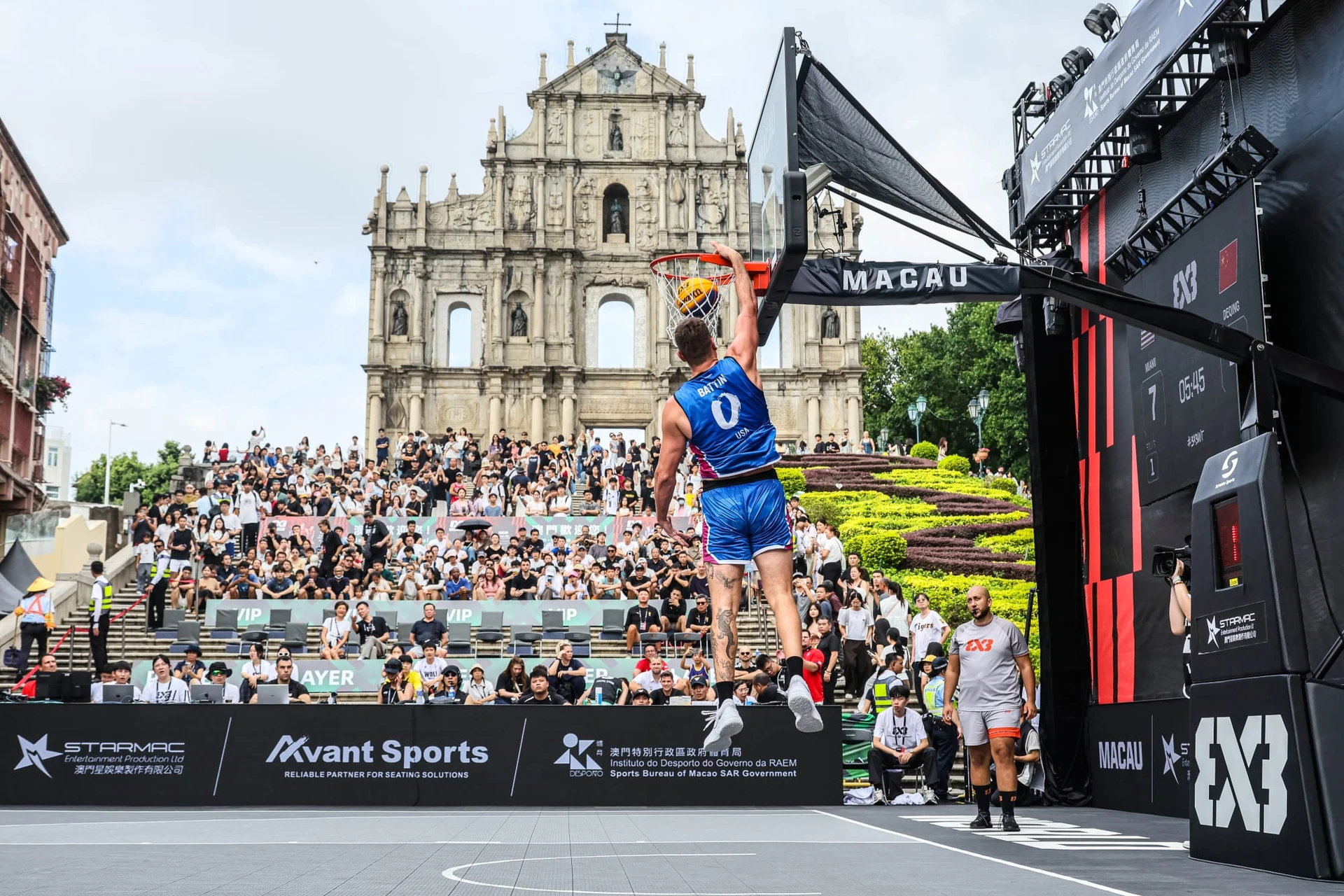 Ảnh thi đấu tại FIBA 3x3 World Tour Macau do FIBA sử dụng.