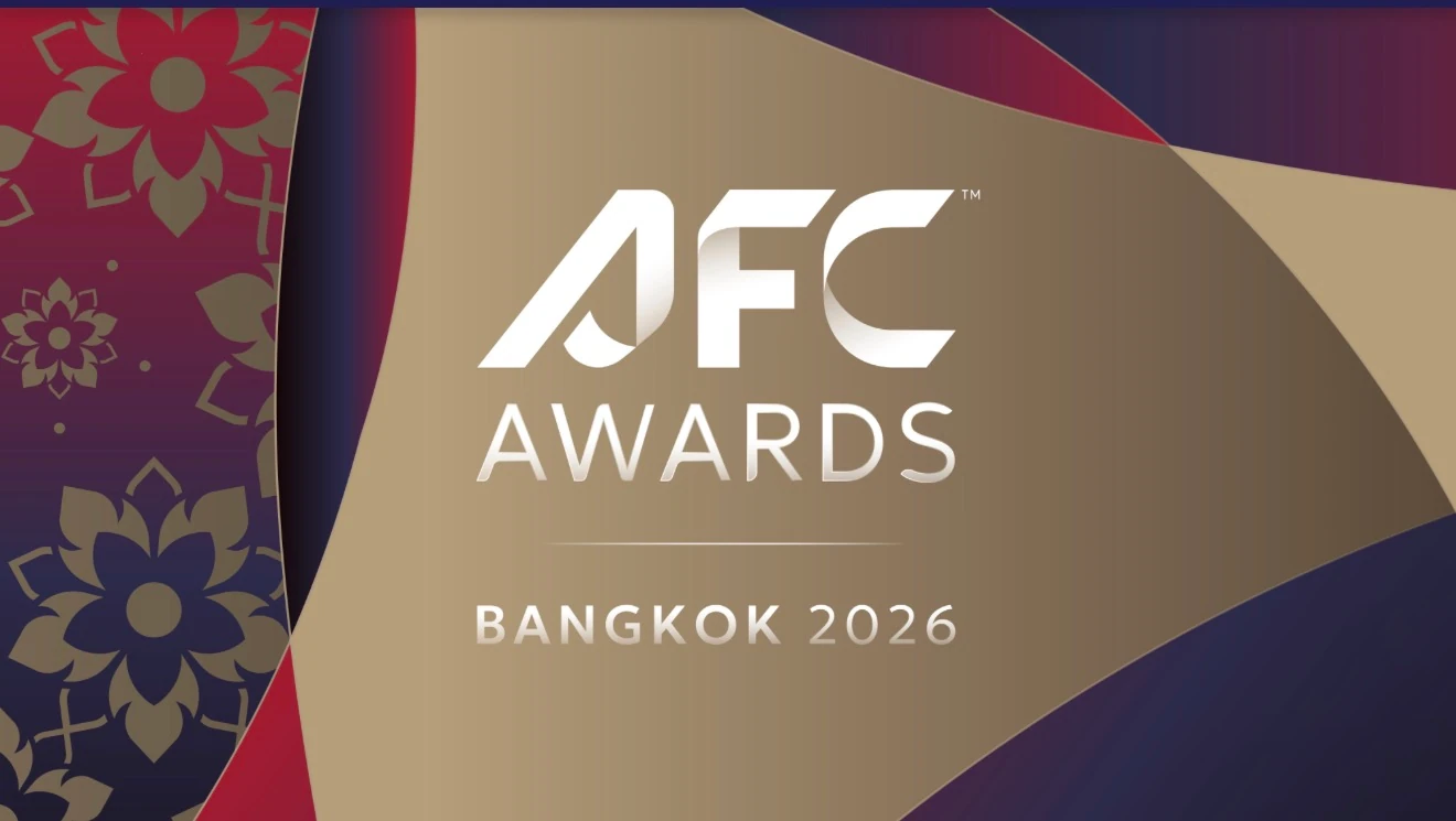 Đồ họa AFC Awards Bangkok 2026 trong thông báo đề cử của VFF.