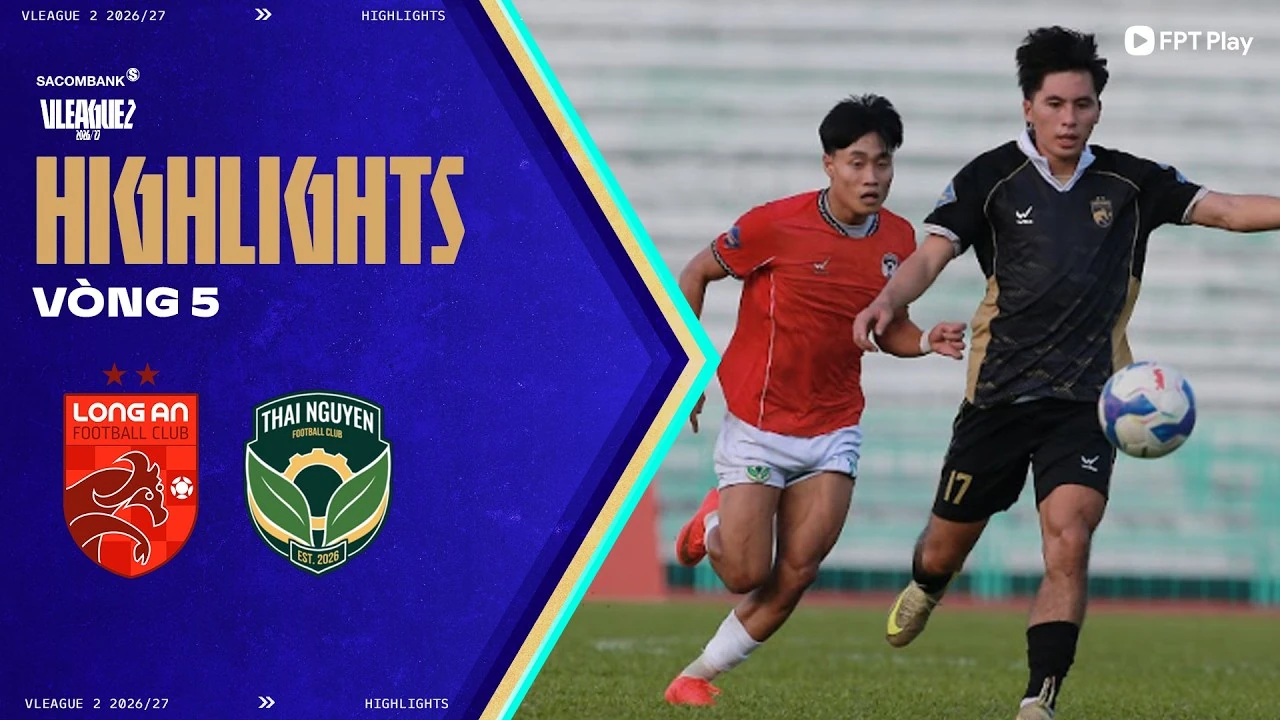 Long An 1–1 Thái Nguyên: official highlights