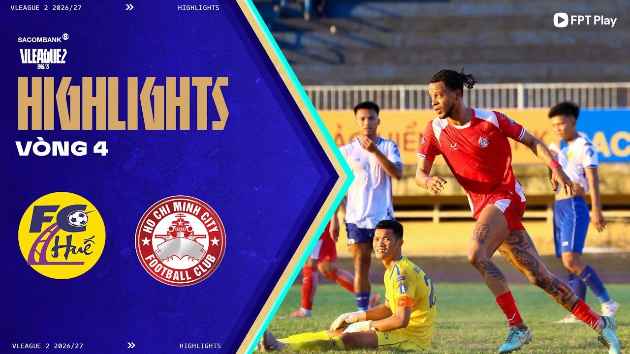 Huế 2–2 TP.HCM: official highlights