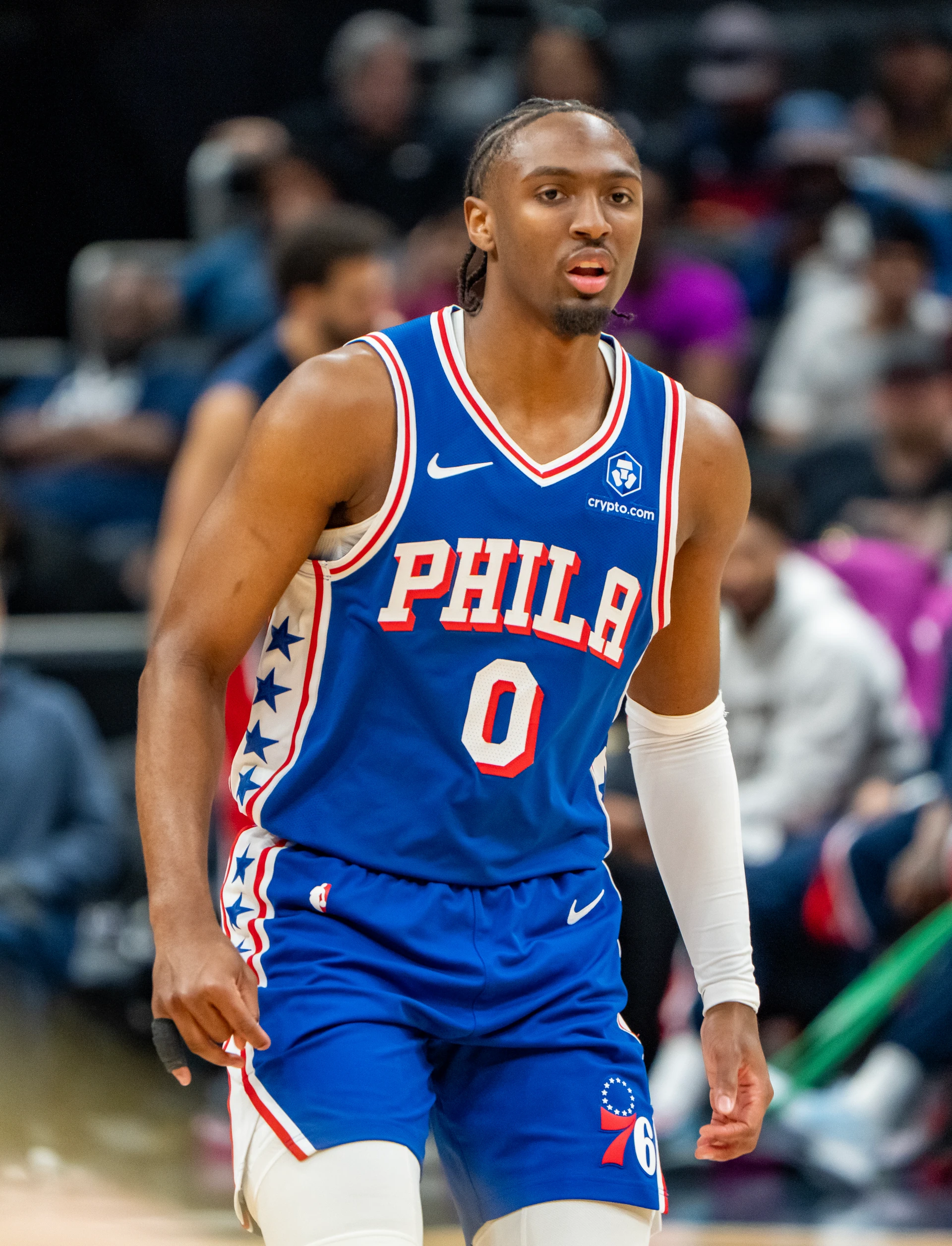 Tyrese Maxey trong ảnh tư liệu tháng 4-2026.