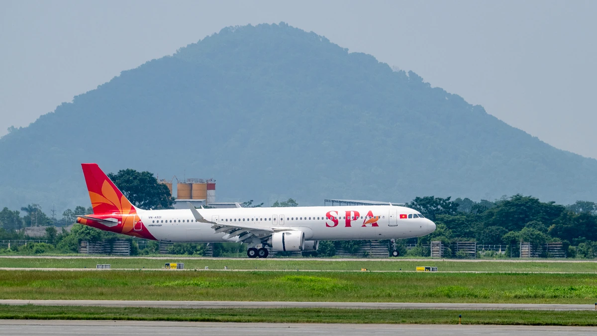 A Sun PhuQuoc Airways aircraft in a photo supplied by the airline.