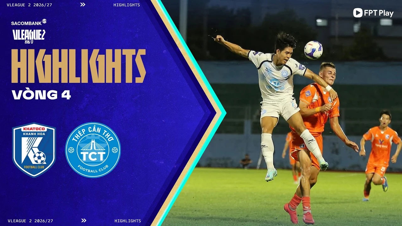 Khánh Hòa 1–1 Thép Cần Thơ: official highlights